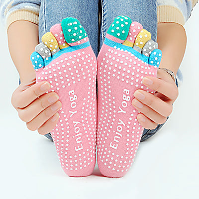 chaussettes à doigts pieds, idéales pour la maison et la détente.