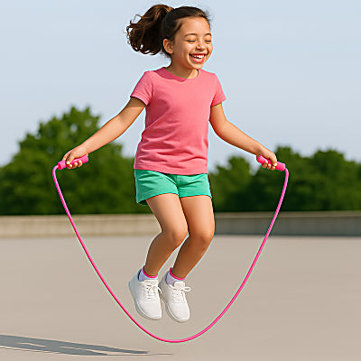 Corde a sauter petit, une activité ludique et sécurisée pour remplacer les écrans par le mouvement.