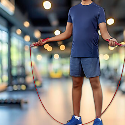 Corde a sauter ,silhouette parfaite pour un entraînement intense.