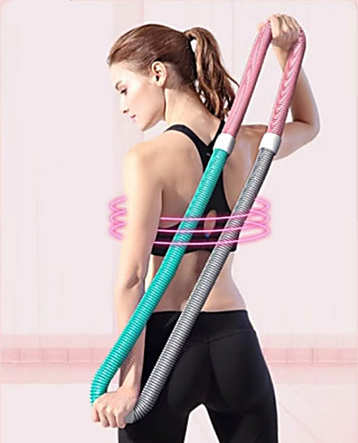 Hula hoop fitness une pratique idéale devant la télé.
